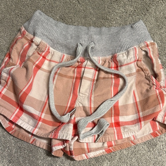 aerie Other - Aerie Plaid Athletic Shorts with Gray Waistband